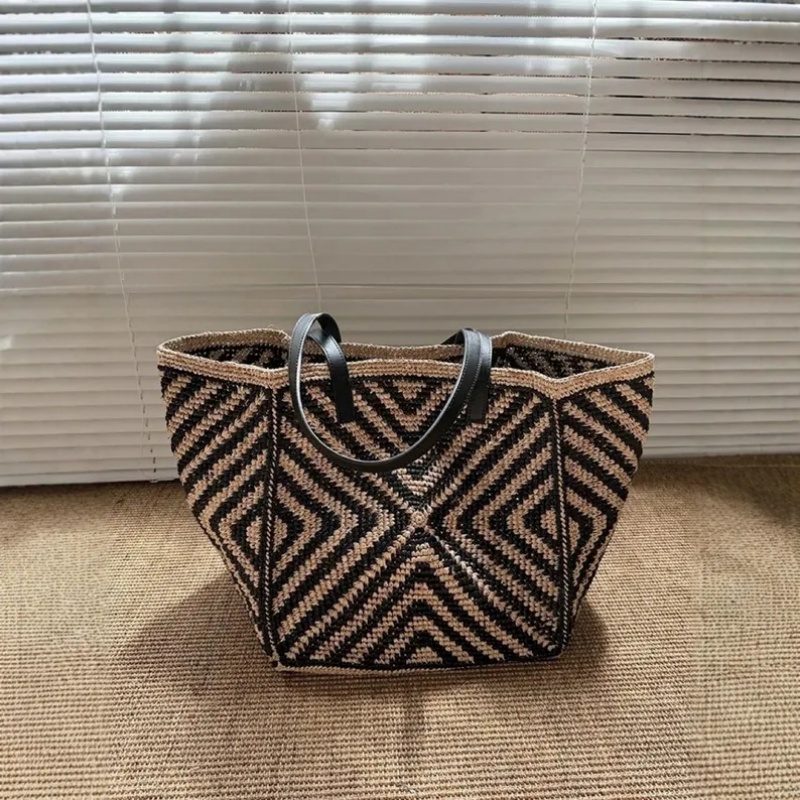 Women'S Raffia Bags - Übergroße Große Raffia-Stroh-Tragetasche für Damen Handgefertigte