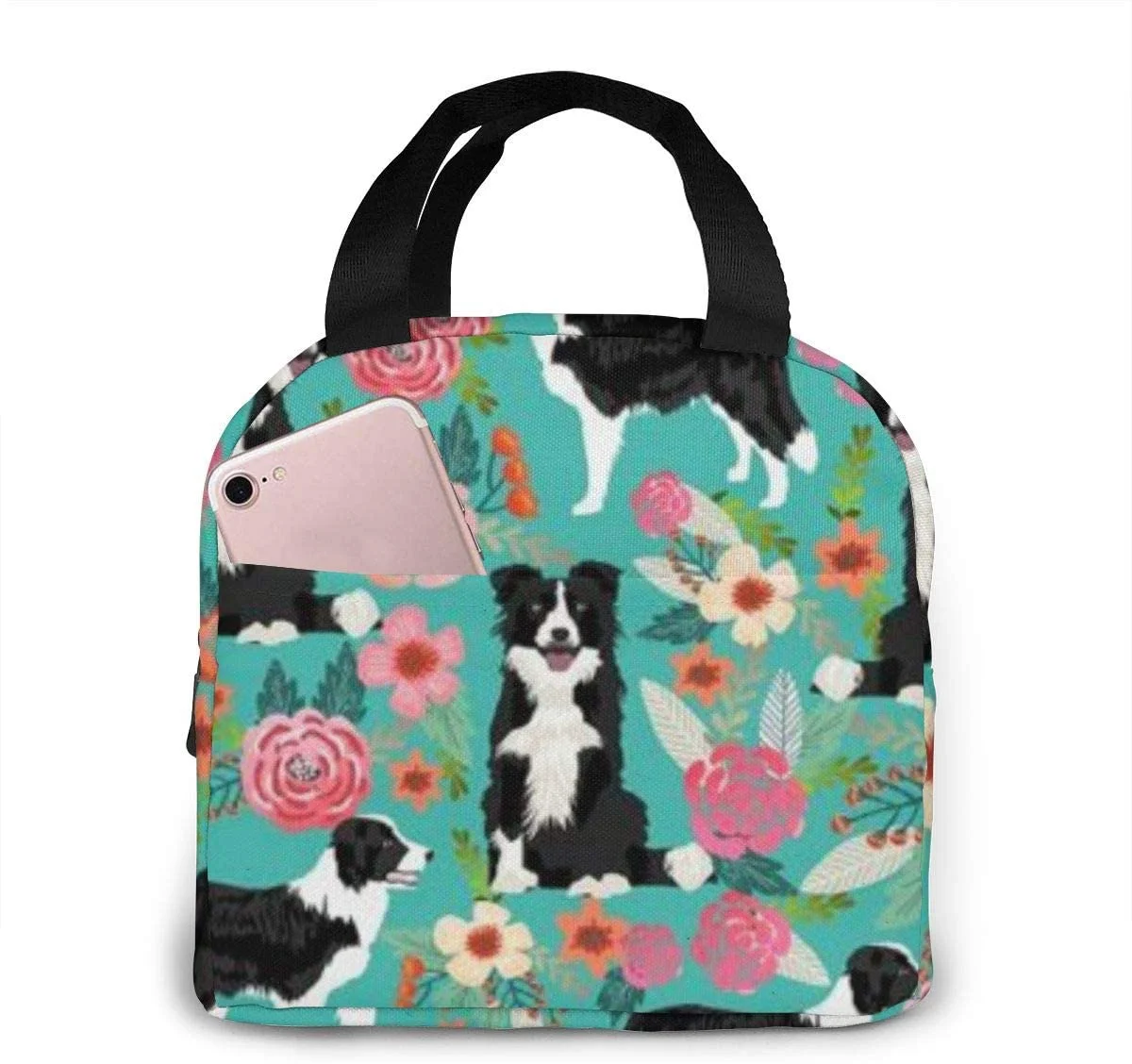 Women'S Young Bags - Lunchtasche mit Motiv eines jungen Border