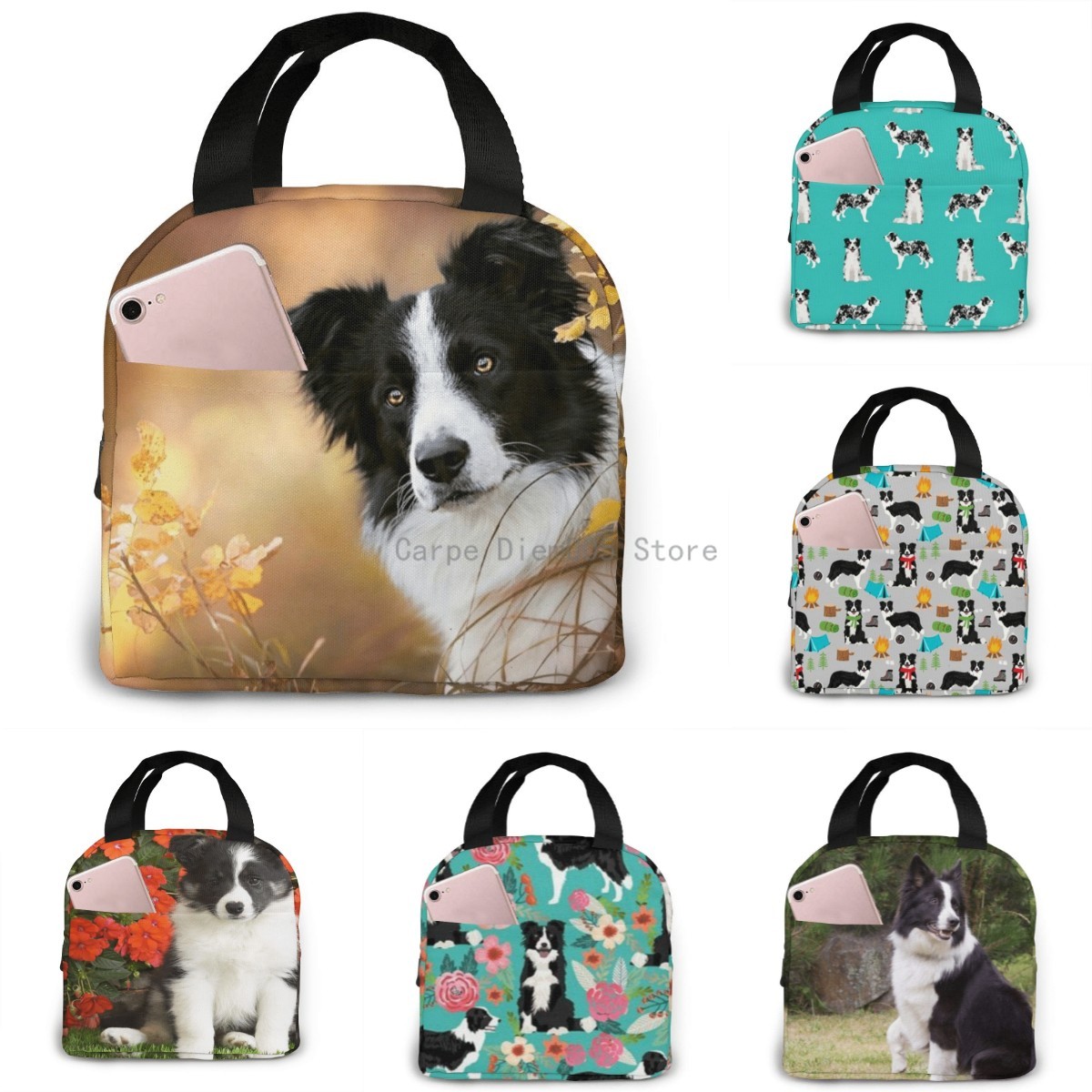 Women'S Young Bags - Lunchtasche Young Border Collie Dog Lunchbox