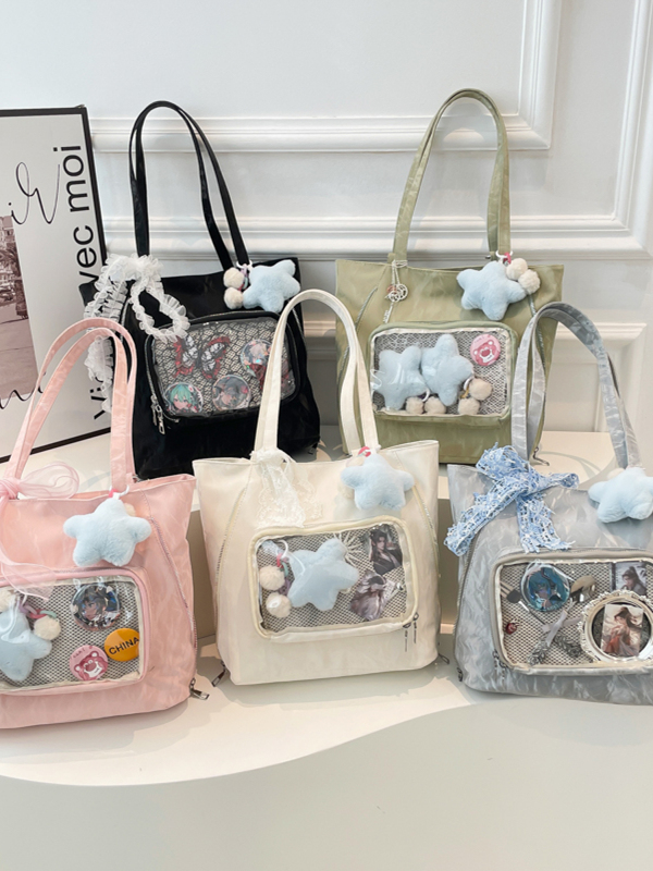 Women'S Young Bags - Niedliche Prinzessinnen-Stil Doppel-Rucksack, einfache Umhängetasche, weiche