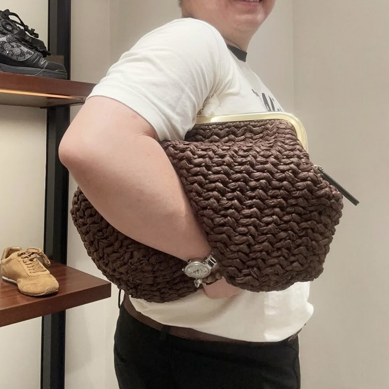 Handgewebte Kisslock-Rahmen-Sc – Women'S Raffia Bags Bewertung und Preis