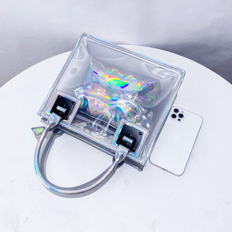 Transparente Gelee-Verbundtasc – Women Bags On Sale Bewertung und Preis