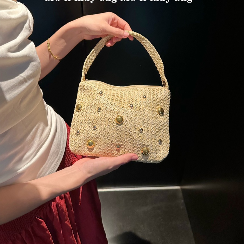 Dreieckige gewebte Stroh-Clutc – Women'S Raffia Bags Bewertung und Preis