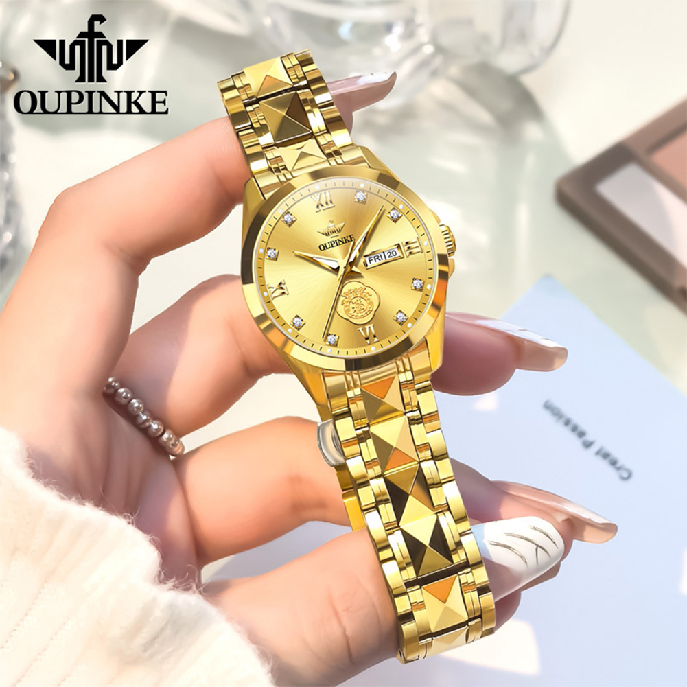 OUPINKE 3305 Frauen Echte Gold – Women Bags Ru Bewertung und Preis