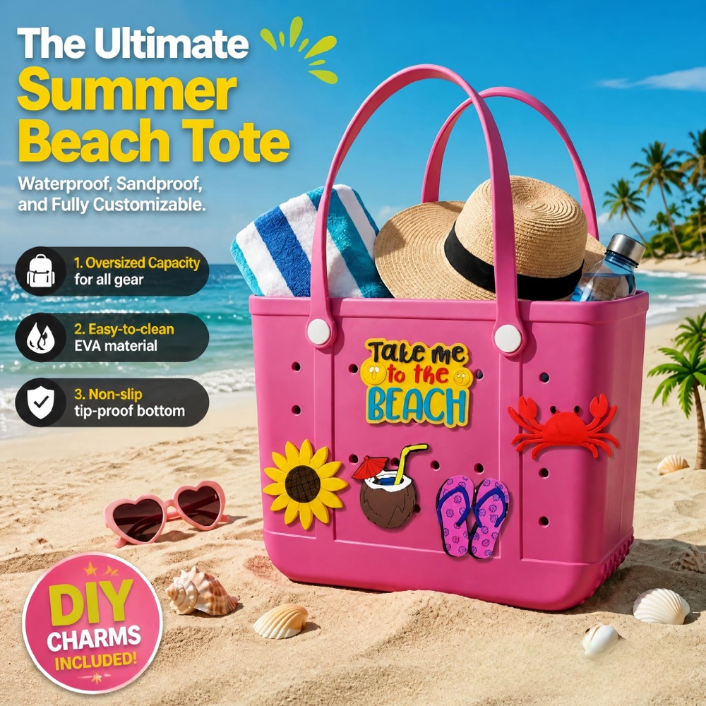 Große EVA-Strandtasche für Dam – Women'S Bags Handbags Bewertung und Preis
