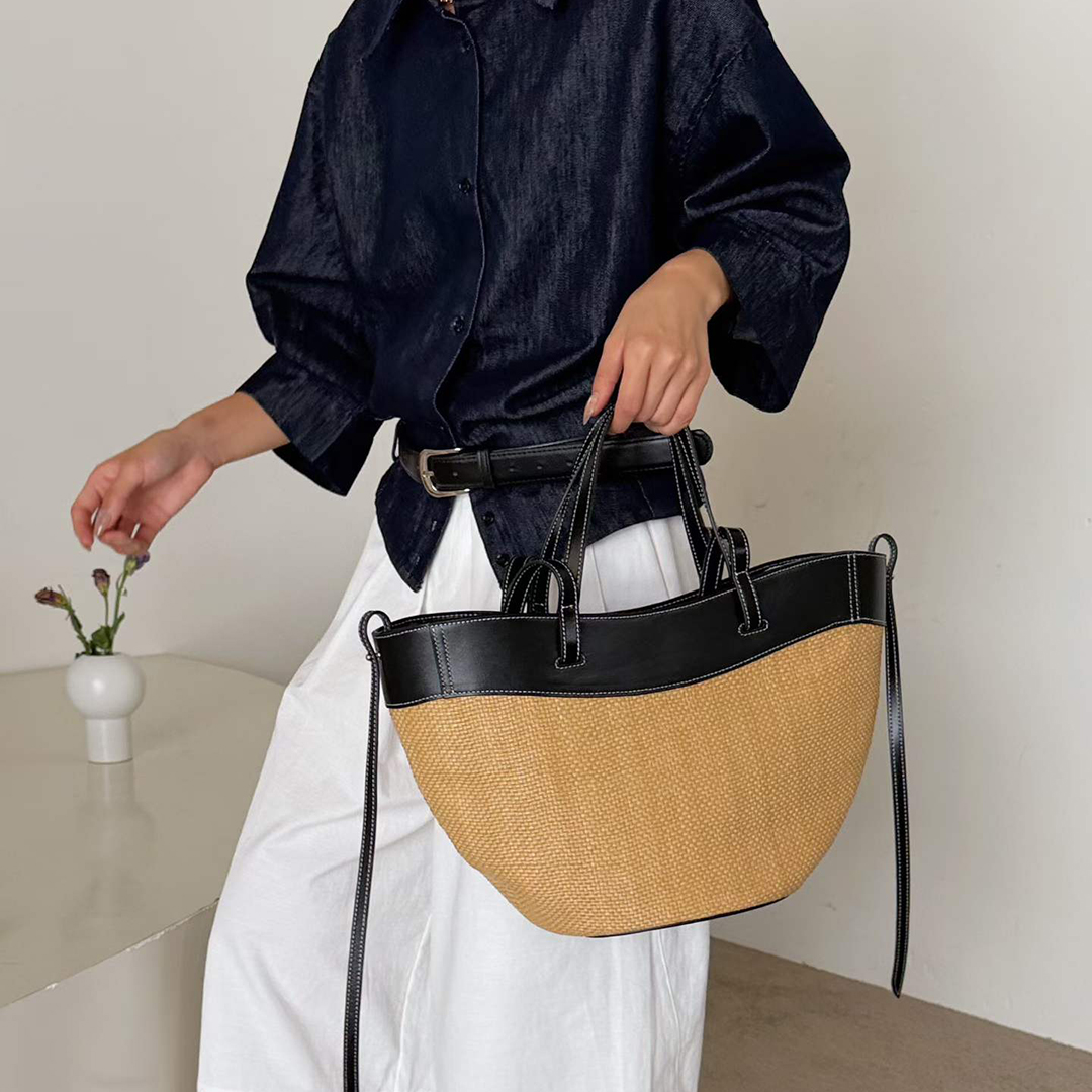 Mendy Echtleder Natur-Raffia T – Women'S Raffia Bags Bewertung und Preis